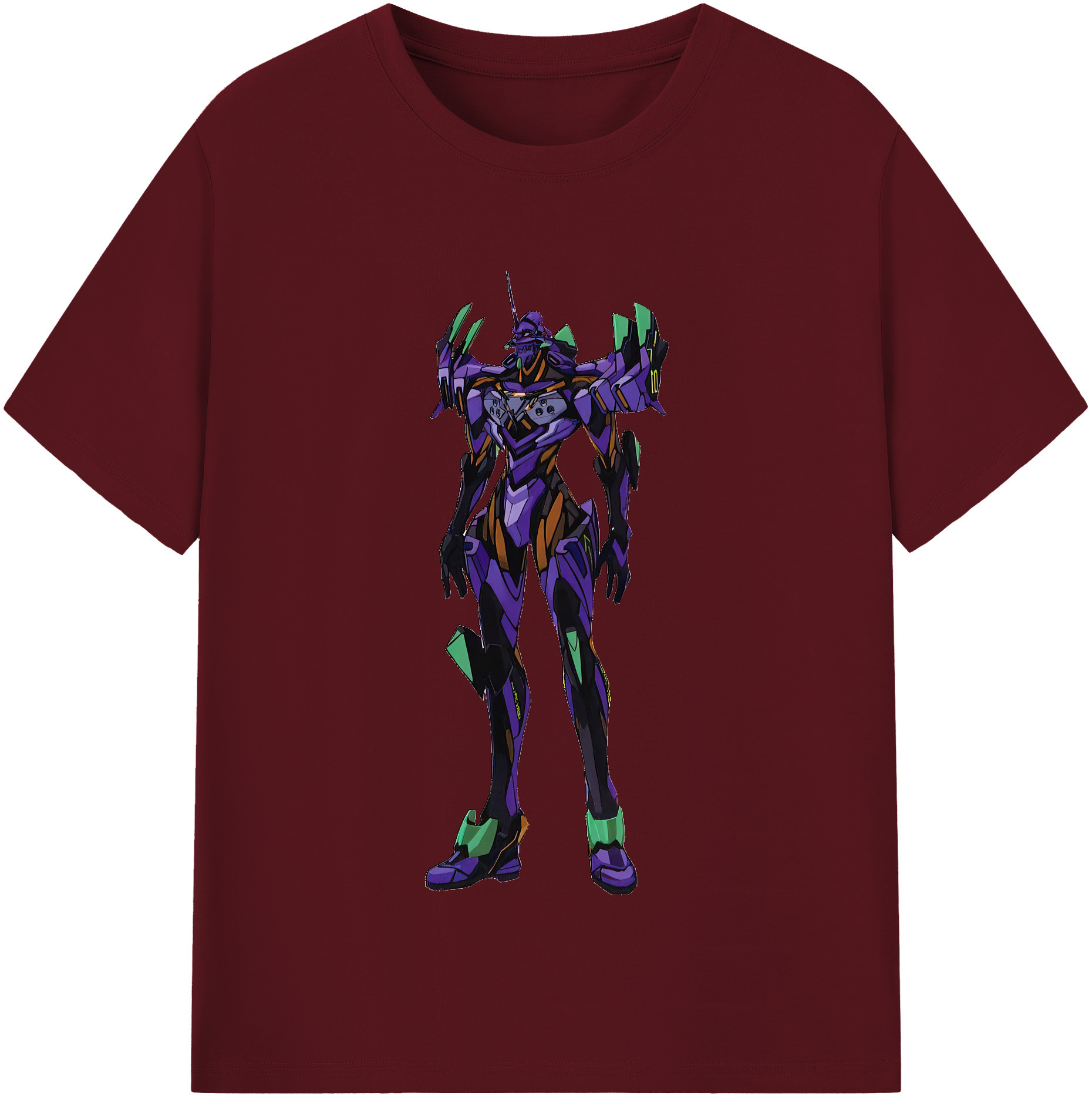 （画像用） EVA 新世紀エヴァンゲリオン 綿100％半袖Tシャツ（フロントプリント）